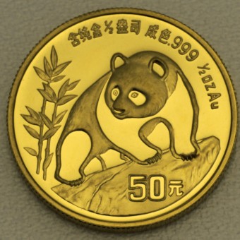 Goldmünze 1/2oz "Panda - 1990" (China) 