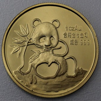 Goldmünze 1/2oz "Panda - 1991 München" (China) 