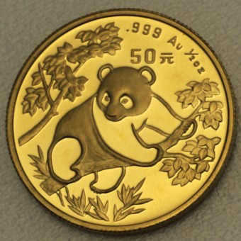 Goldmünze 1/2oz "Panda - 1992" (China) 