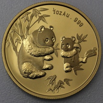 Goldmünze 1/2oz "Panda" 1997 (PP) Munich International Coin Show (China)