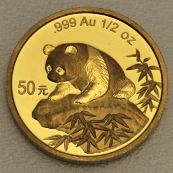 Goldmünze 1/2oz "Panda - 1999" (China) 