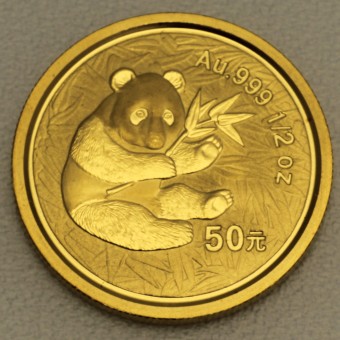 Goldmünze 1/2oz "Panda - 2000" (China) 