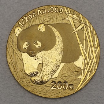 Goldmünze 1/2oz "Panda - 2002" (China) 