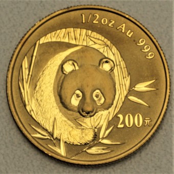 Goldmünze 1/2oz "Panda - 2003" (China) 