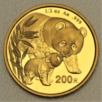 Goldmünze 1/2oz "Panda - 2004" (China) 