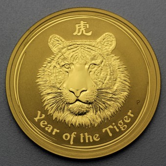 Goldmünze 1/2oz "Tiger" 2010 Lunar II – Year of the Tiger (Australien)