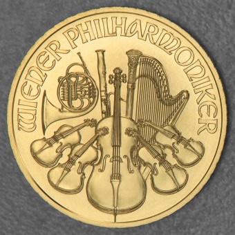 Goldmünze 1/2oz "Wiener Philharmoniker" aktueller Jahrgang (Österreich)