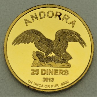 Goldmünze 1/4oz "Andorra Eagle" 