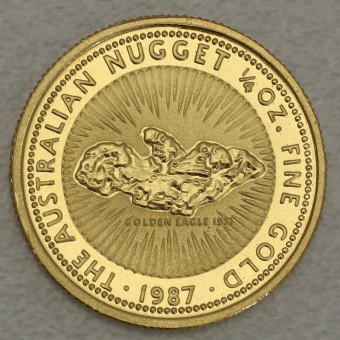 Goldmünze 1/4oz "Australian Nugget 1987" 