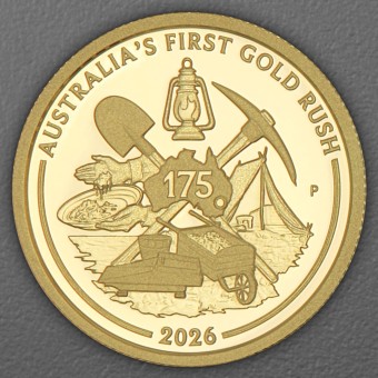 Goldmünze 1/4oz "Australia's First Gold Rush" 2026 (PP) 175th Anniversary (Australien)