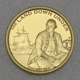 Goldmünze 1/4oz "Captain James Cook" 2013 Land down under (Australien)