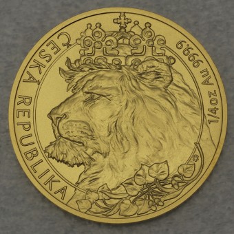 Goldmünze 1/4oz "Czech Lion 2021" (Niue) 