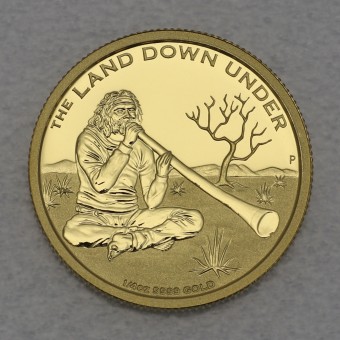 Goldmünze 1/4oz "Didgeridoo" 2013 Land down under (Australien)