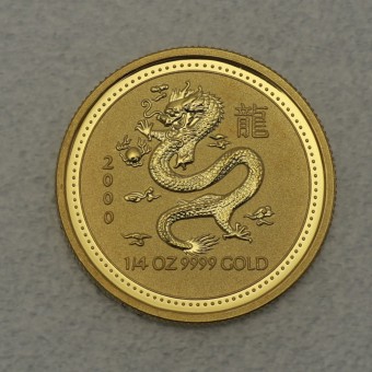 Goldmünze 1/4oz "Drache" 2000 Lunar I – Year of the Dragon (Australien)