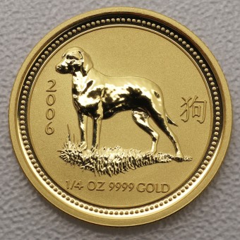 Goldmünze 1/4oz "Hund" 2006 Lunar I – Year of the Dog (Australien)
