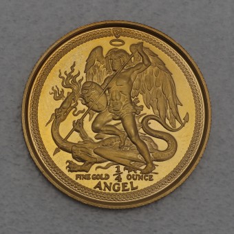 Goldmünze 1/4oz "Isle of Man - Angel 1986" 