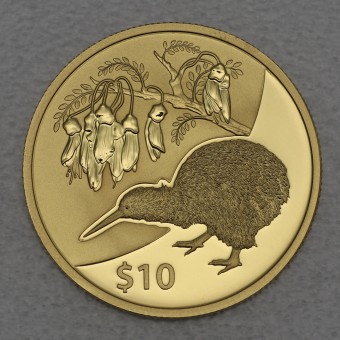 Goldmünze 1/4oz "Kiwi" 2012 Treasures of New Zealand (Neuseeland)