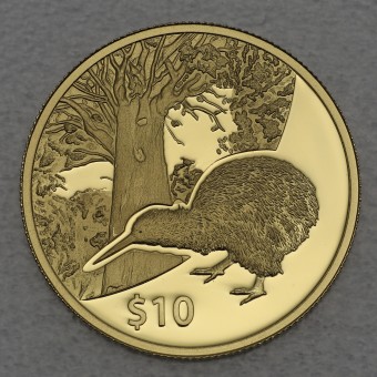 Goldmünze 1/4oz "Kiwi 2013" (Neuseeland) Treasures of New Zealand