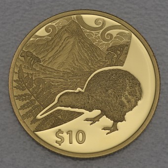 Goldmünze 1/4oz "Kiwi" 2014 Treasures of New Zealand (Neuseeland)