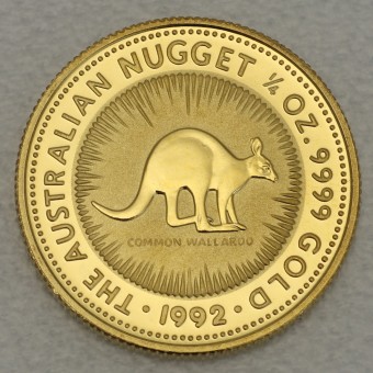 Goldmünze 1/4oz "Känguru" 1992 Australian Nugget (Australien)