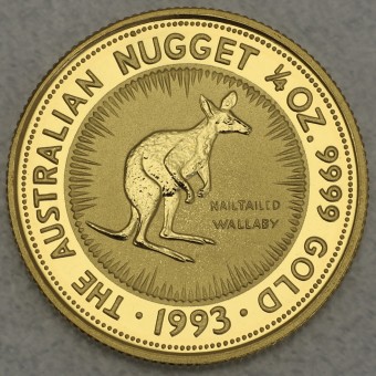 Goldmünze 1/4oz "Känguru/Nugget 1993" (Australien) 