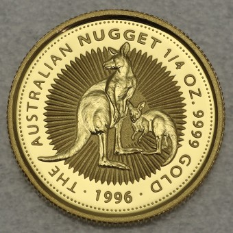 Goldmünze 1/4oz "Känguru/Nugget 1996" (Australien) 