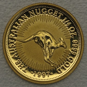 Goldmünze 1/4oz "Känguru/Nugget 1997" (Australien) 