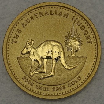 Goldmünze 1/4oz "Känguru" 2005 Australian Nugget (Australien)