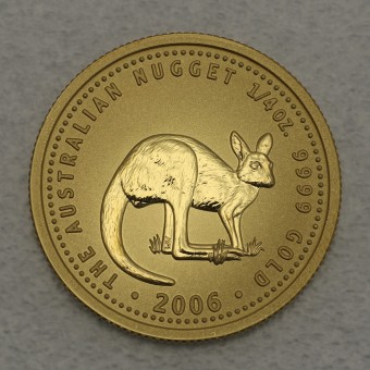 Goldmünze 1/4oz "Känguru/Nugget 2006" (Australien) 