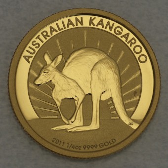 Goldmünze 1/4oz "Känguru 2011" (Australien) 