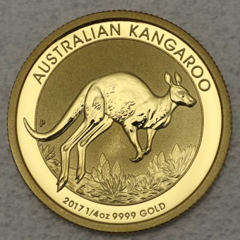Goldmünze 1/4oz "Känguru 2017" (Australien) 