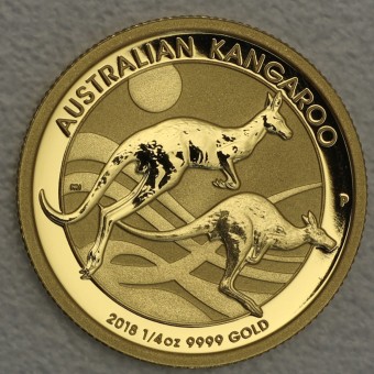 Goldmünze 1/4oz "Känguru 2018" (Australien) 