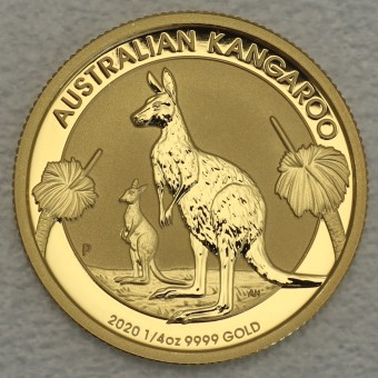 Goldmünze 1/4oz "Känguru 2020" (Australien) 