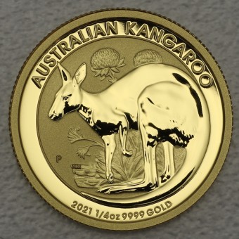 Goldmünze 1/4oz "Känguru 2021" (Australien) 