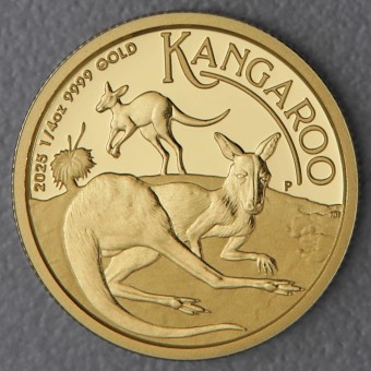 Goldmünze 1/4oz "Känguru" 2025 (PP) (Australien)