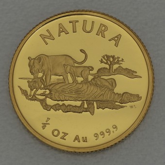 Goldmünze 1/4oz "Löwen" 1994 Natura (Südafrika)