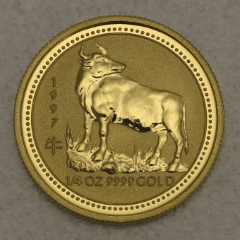 Goldmünze 1/4oz "Ochse" 1997 Lunar I – Year of the Ox (Australien)