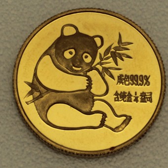 Goldmünze 1/4oz "Panda - 1982" (China) 
