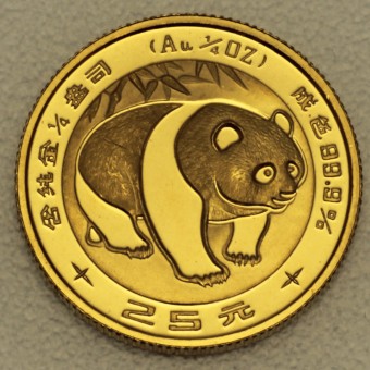 Goldmünze 1/4oz "Panda - 1983" (China) 