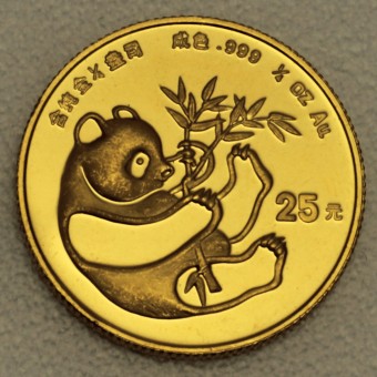 Goldmünze 1/4oz "Panda - 1984" (China) 