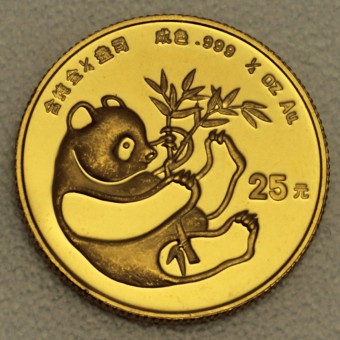 Goldmünze 1/4oz "Panda" 1984 (China)