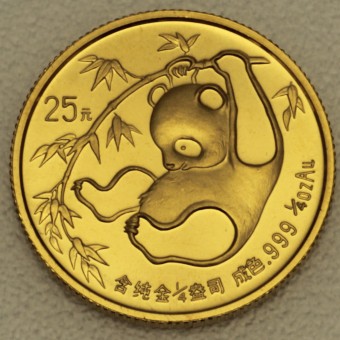 Goldmünze 1/4oz "Panda" 1985 (China)
