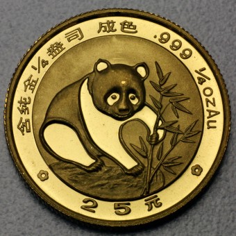 Goldmünze 1/4oz "Panda - 1988" (China) 