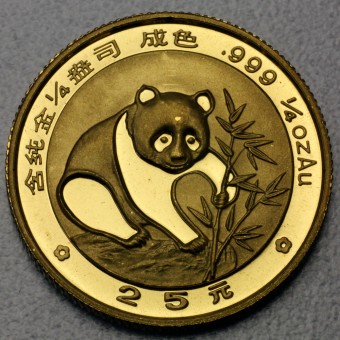 Goldmünze 1/4oz "Panda" 1988 (China)