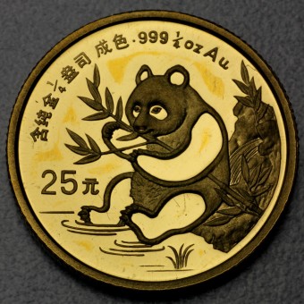 Goldmünze 1/4oz "Panda - 1991" (China) 