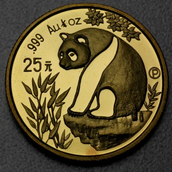 Goldmünze 1/4oz "Panda - 1993" (China) 