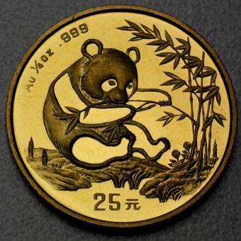 Goldmünze 1/4oz "Panda - 1994" (China) 