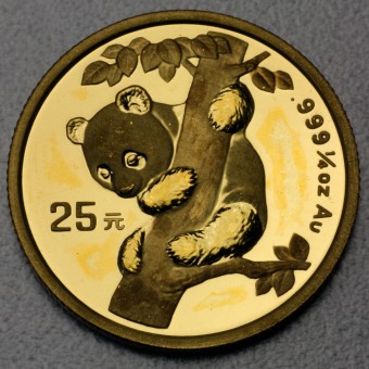 Goldmünze 1/4oz "Panda - 1996" (China) 