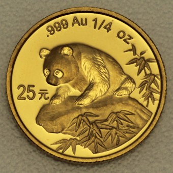 Goldmünze 1/4oz "Panda" 1999 (China)