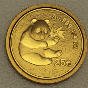 Goldmünze 1/4oz "Panda - 2000" (China) 